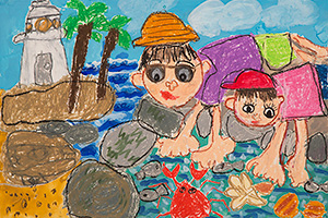 全国児童 水辺の風景画コンテスト