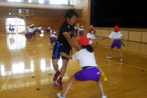 はじめてのタグラグビー教室 Vol.1 掛川市立横須賀小学校
