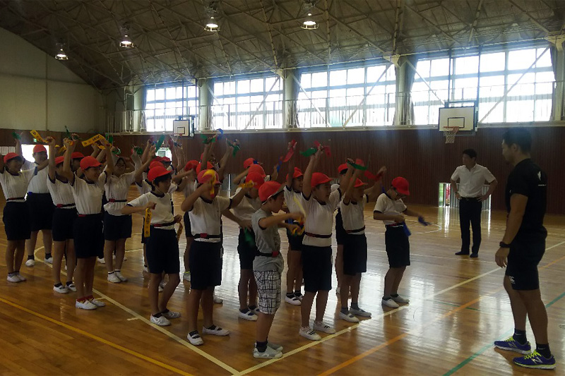 はじめてのタグラグビー教室 Vol.2 磐田市立磐田西小学校