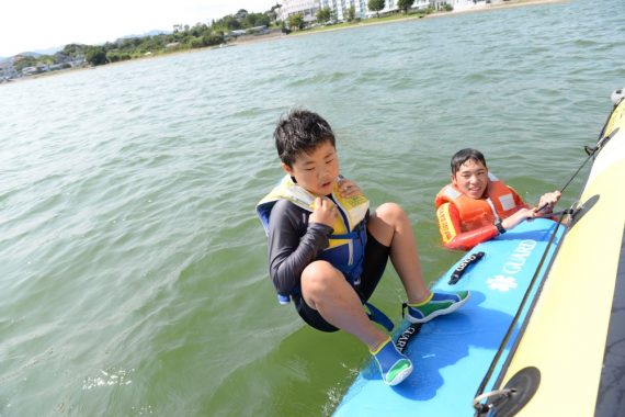 2019年度 親子で学ぶ水辺の体験会 水に落ちる体験