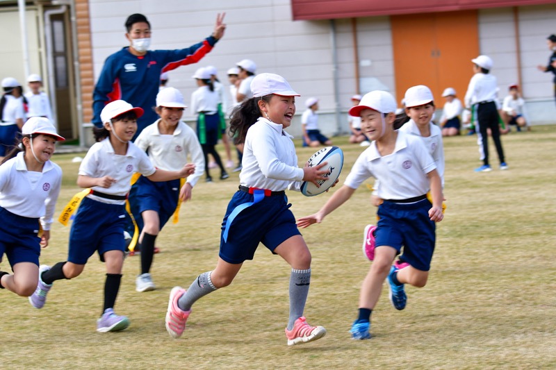 2020年 はじめてのタグラグビー教室 Vol.1 磐田市立岩田小学校