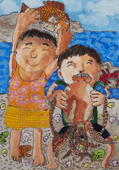 2023年度（第35回） 全国児童 自然体験絵画コンテスト 農林水産大臣賞