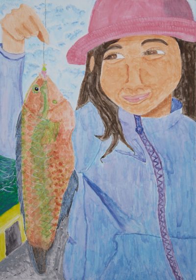 2023年度（第35回） 全国児童 自然体験絵画コンテスト ジャパンゲームフィッシュ協会会長賞