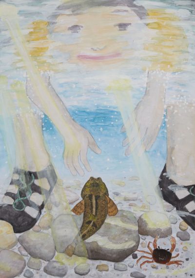 2023年度(第35回) 全国児童 自然体験絵画コンテスト YMFS特別賞(小川尊一画伯)