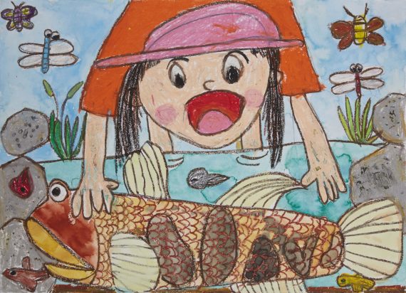 2023年度（第35回） 全国児童 自然体験絵画コンテスト 幼児部門 金賞