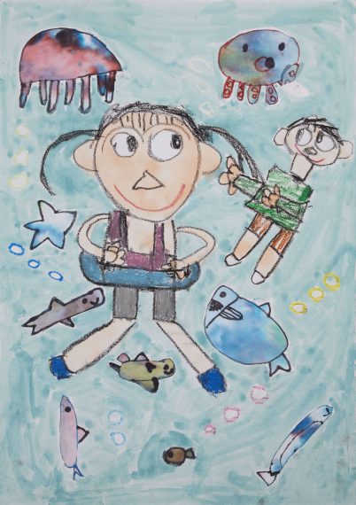 2023年度（第35回） 全国児童 自然体験絵画コンテスト 幼児部門 銀賞