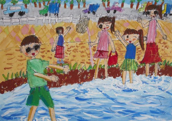 2023年度（第35回） 全国児童 自然体験絵画コンテスト 低学年部門 銅賞