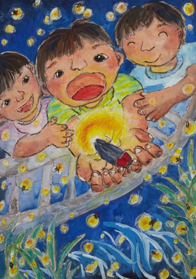 2023年度（第35回） 全国児童 自然体験絵画コンテスト 高学年部門 金賞