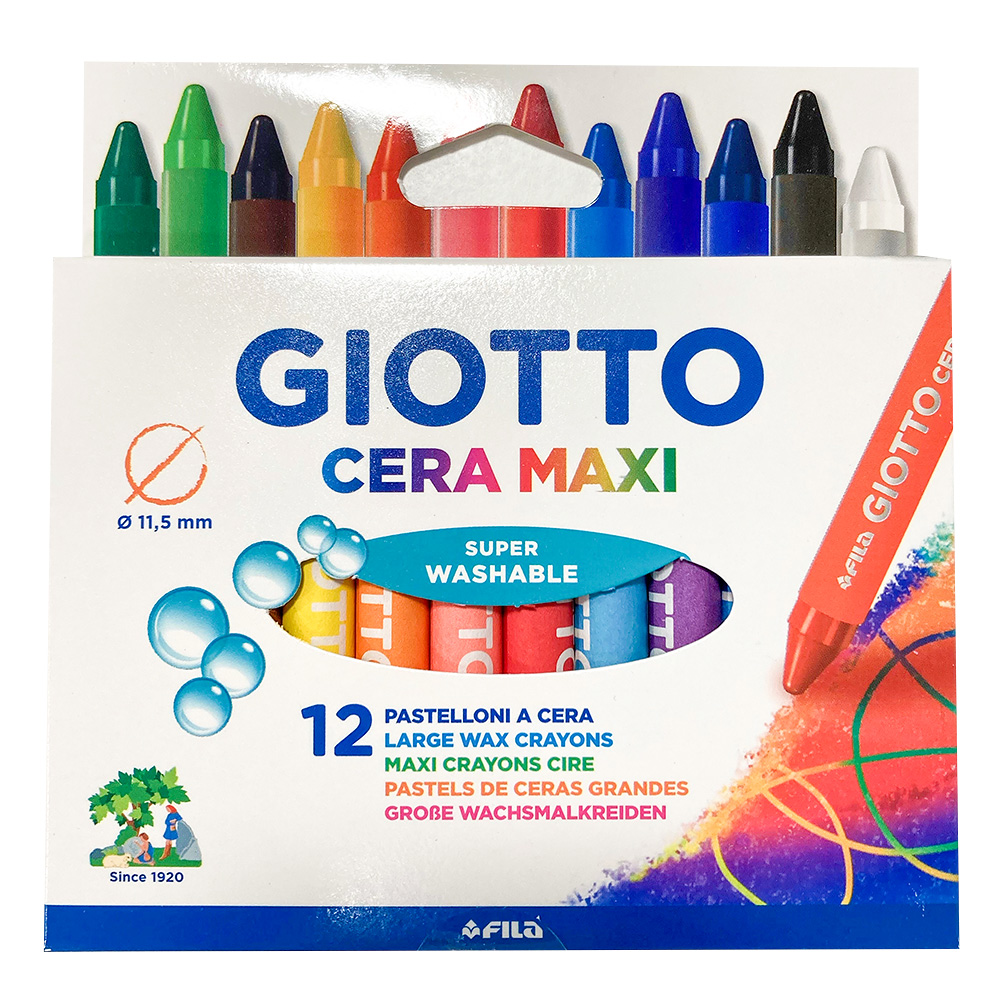 FILA GIOTTO クレヨン12色セット