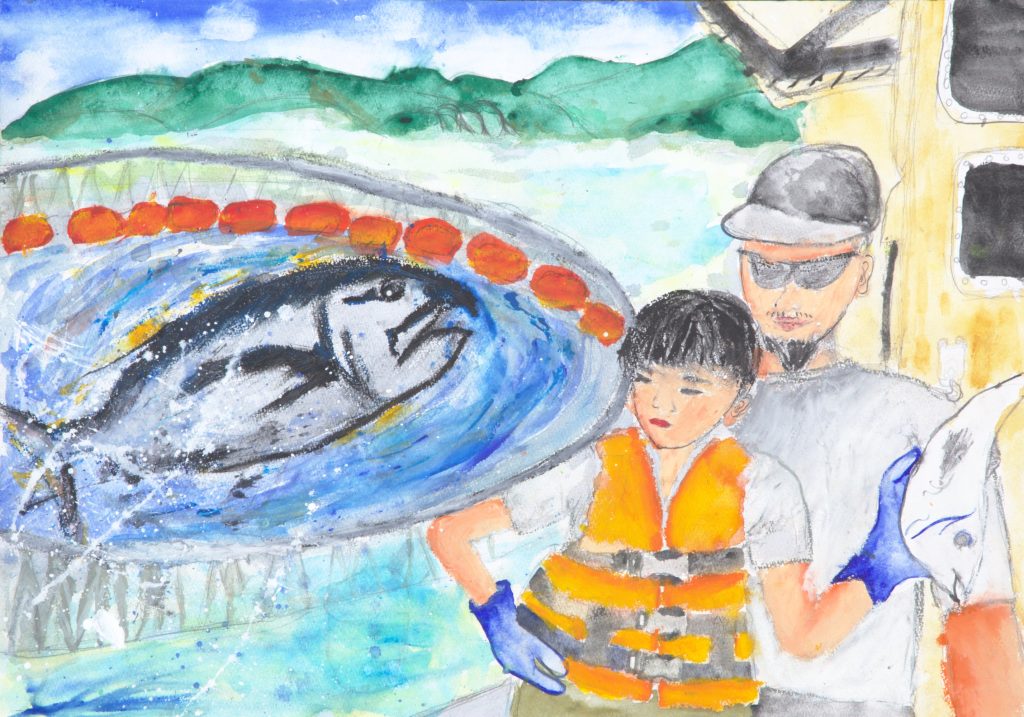 第36回「全国児童 自然体験絵画コンテスト」農林水産大臣賞