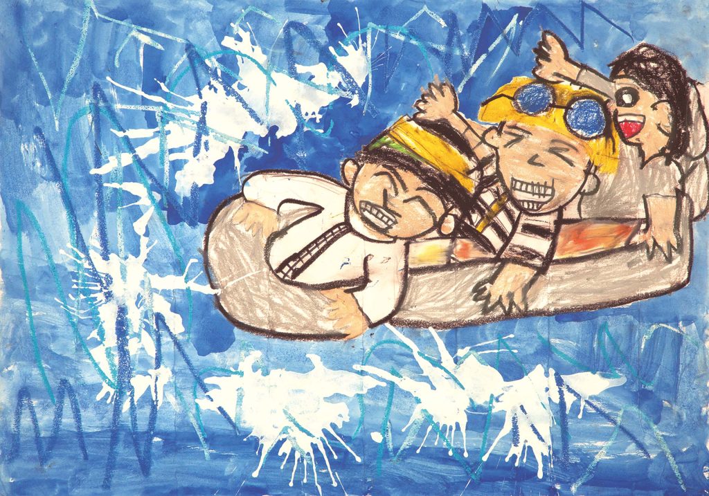 第36回「全国児童 自然体験絵画コンテスト」日本マリン事業協会 会長賞