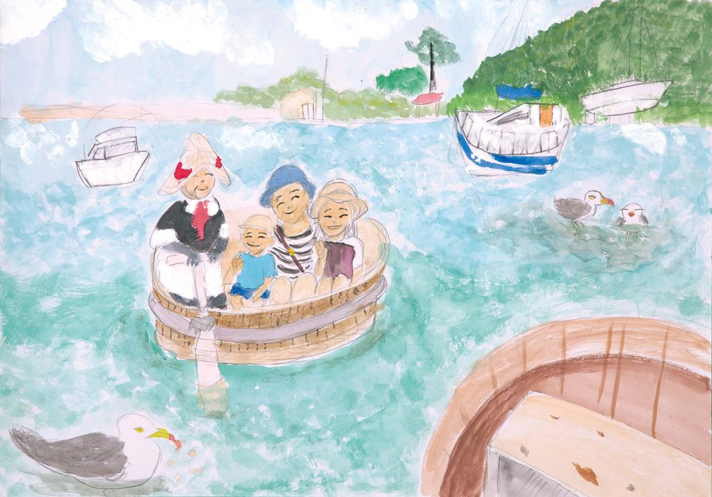 第36回「全国児童 自然体験絵画コンテスト」日本マリーナ・ビーチ協会 会長賞