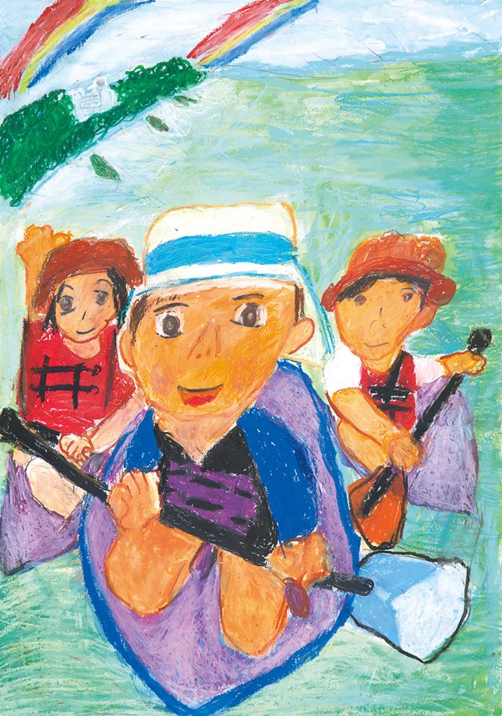第36回「全国児童 自然体験絵画コンテスト」幼児部門 銀賞
