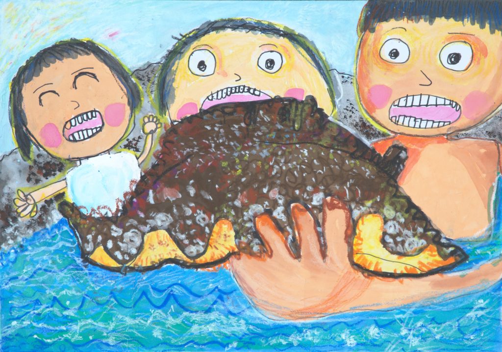 第36回「全国児童 自然体験絵画コンテスト」低学年部門 金賞