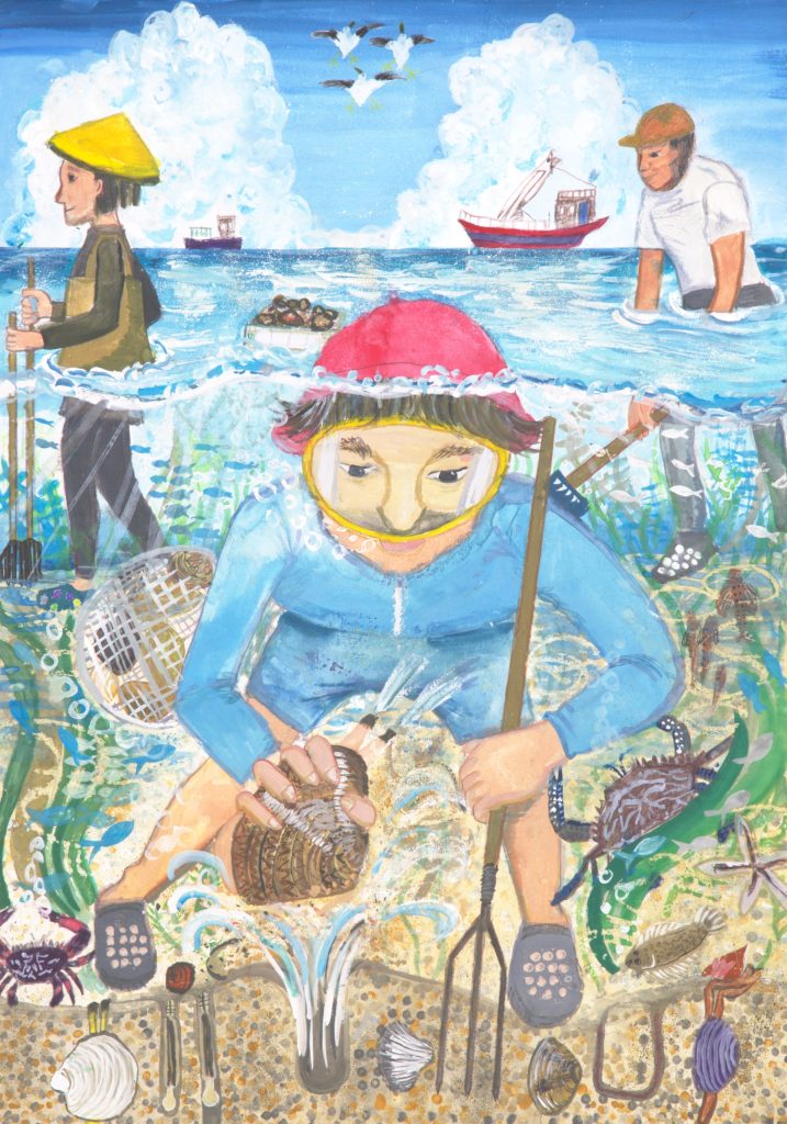 第36回「全国児童 自然体験絵画コンテスト」高学年部門 金賞