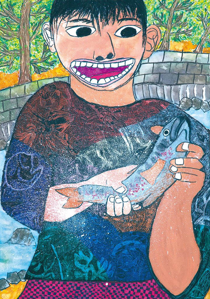 第36回「全国児童 自然体験絵画コンテスト」高学年部門 銀賞