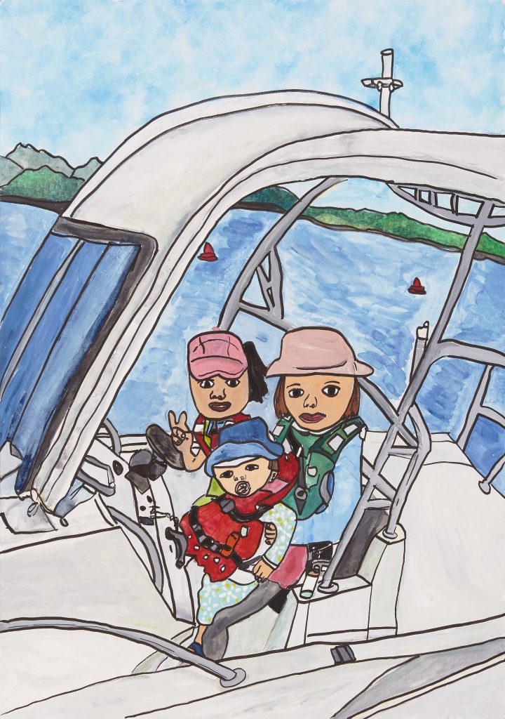 2025年度 全国児童自然体験絵画コンテスト 日本マリン事業協会 会長賞