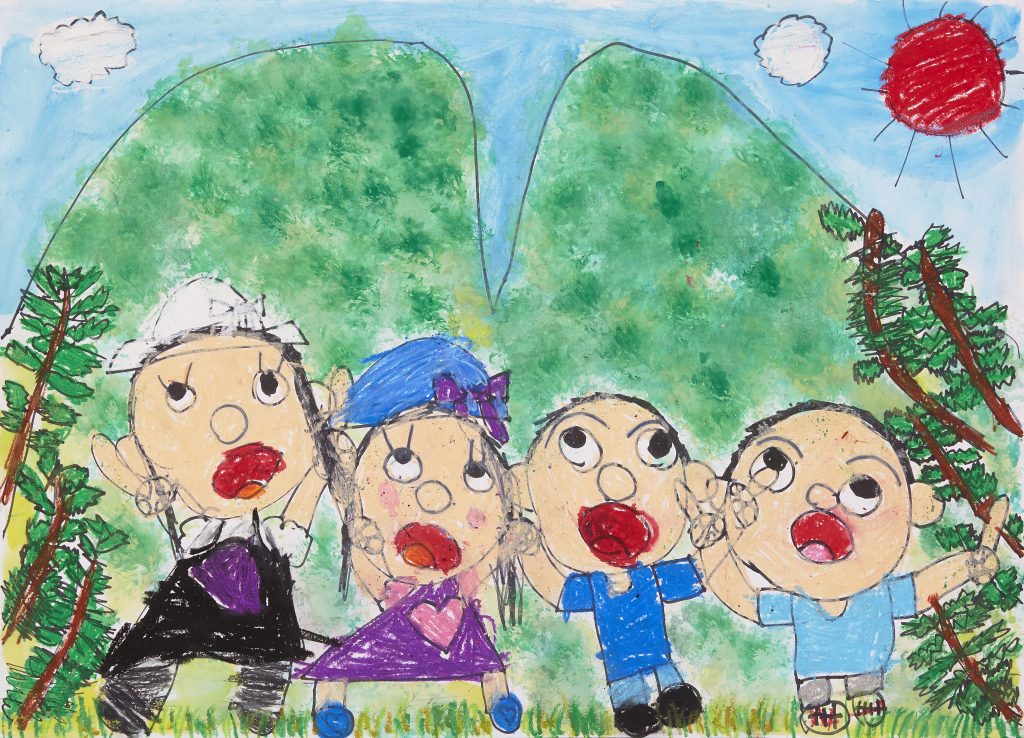 2025年度 全国児童自然体験絵画コンテスト 幼児部門 銀賞