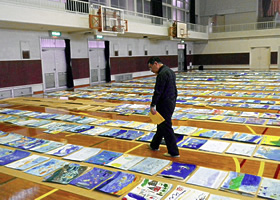 全国児童 水辺の風景画コンテスト予選会