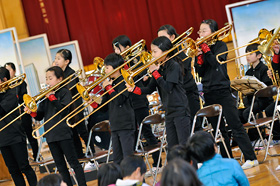 掛川瑞生さんは、全国小学校バンドフェスティバルで金賞を受賞した管楽部への入部も希望しており、さらなる活躍が期待される